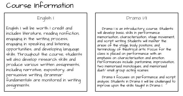 Course Info